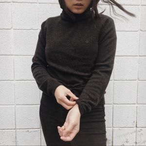 RALPH LAUREN SILK CASHMERE TURTLENECK